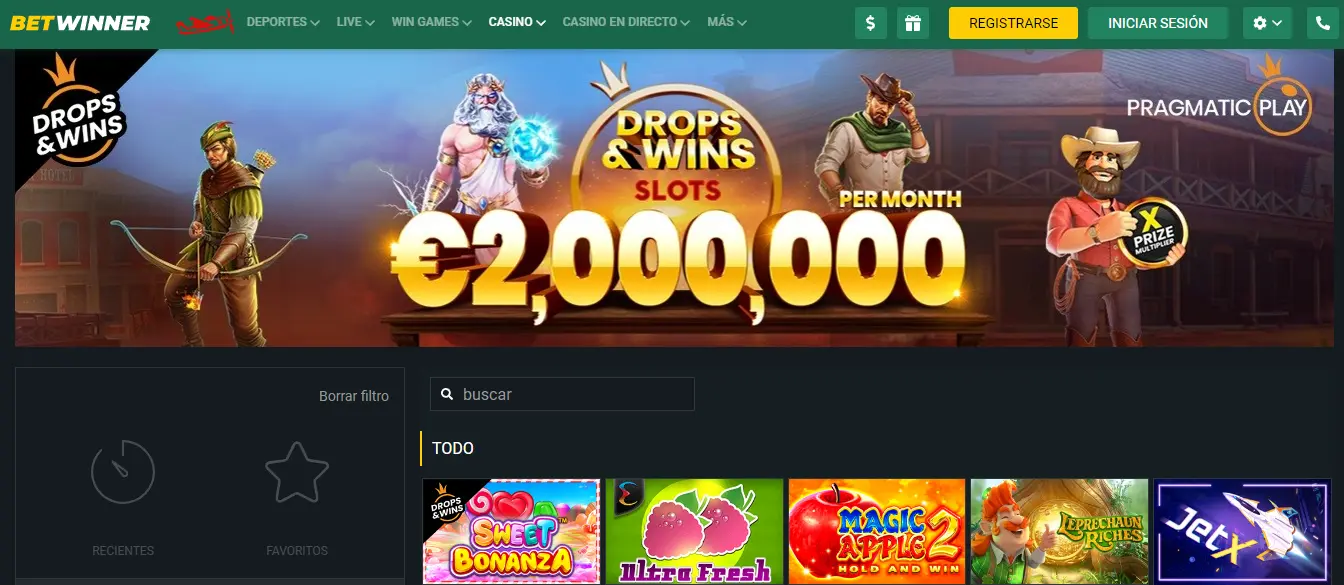 Conoce más sobre el casino Betwinner Betwinner casino