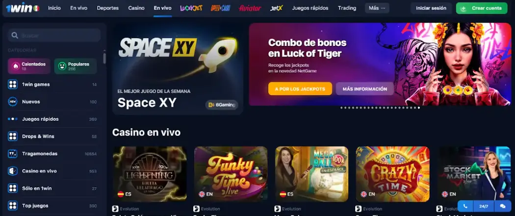 1Win casino en México 1Win casino en México