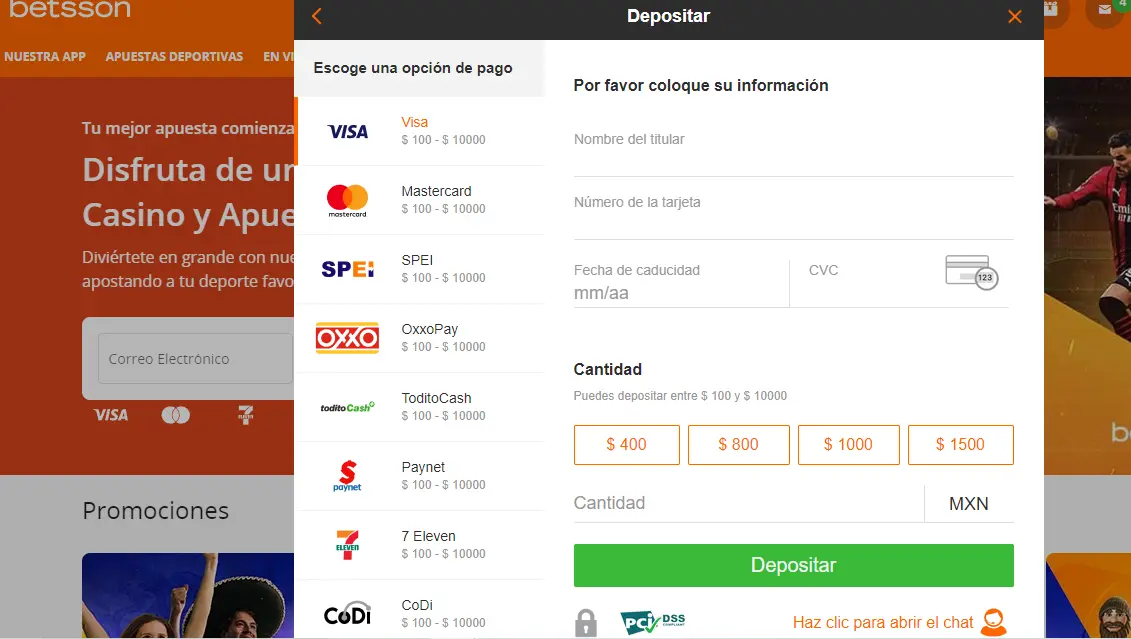 El casino online Betsson en México Betsson casino